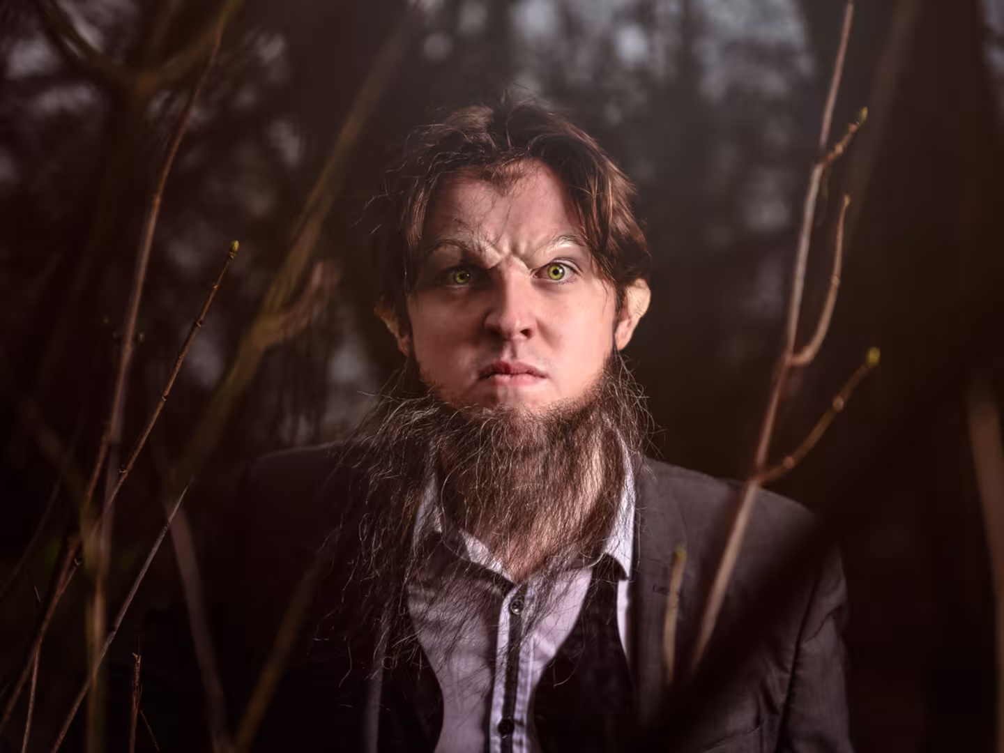 Portrait of a werewolf