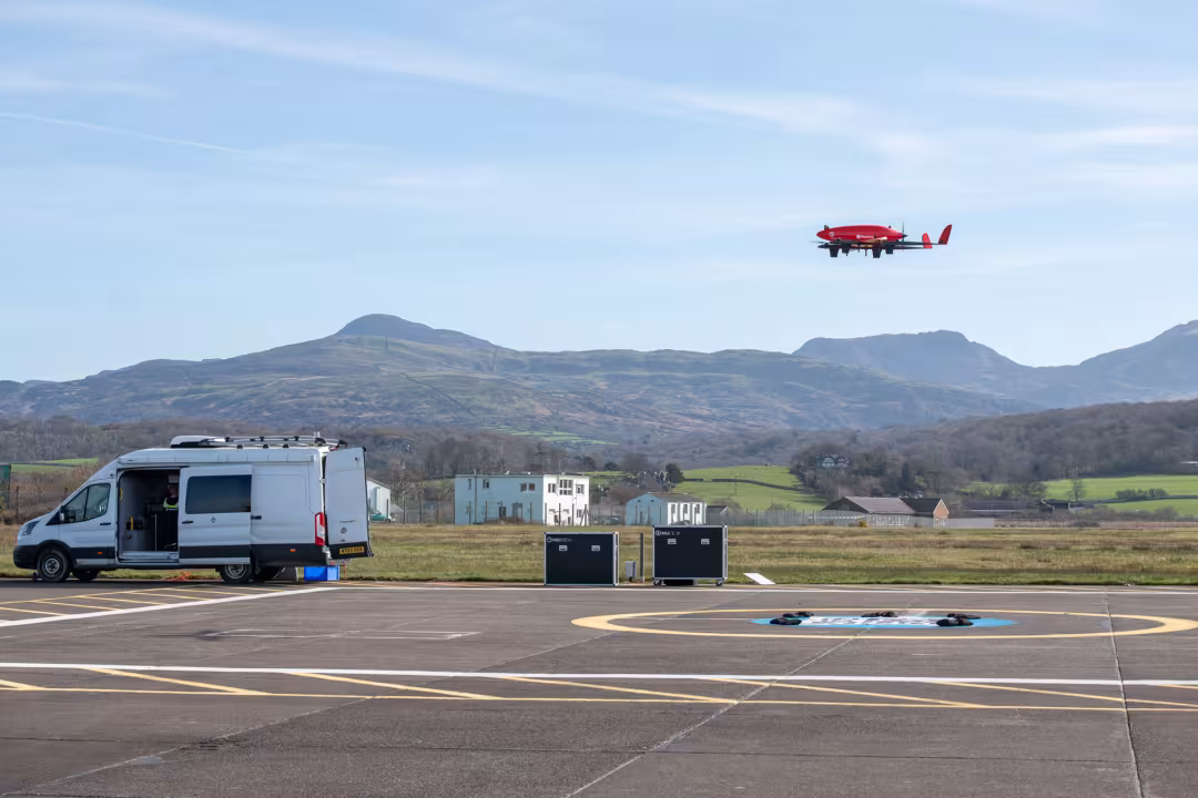 Dron flight