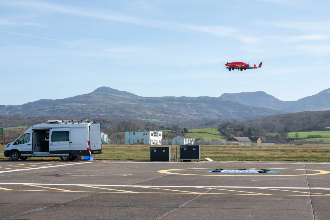 Dron flight
